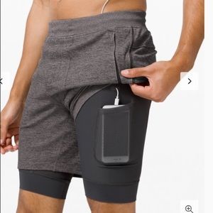 Lulu lemon men workout shorts